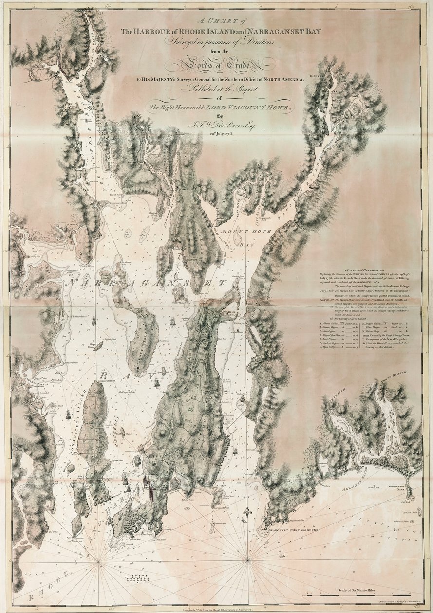 Carte de la baie d