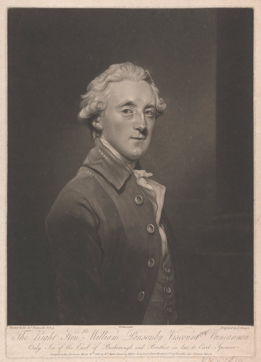 Frederick Ponsonby, vicomte Duncannon, 3e comte de Bessborough - Joseph Grozer