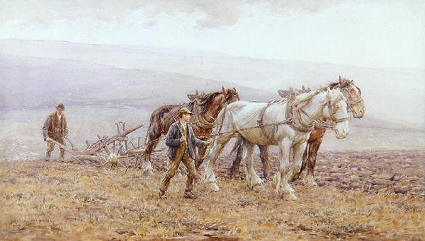 Labourer les Downs - Joseph Harold Swanwick