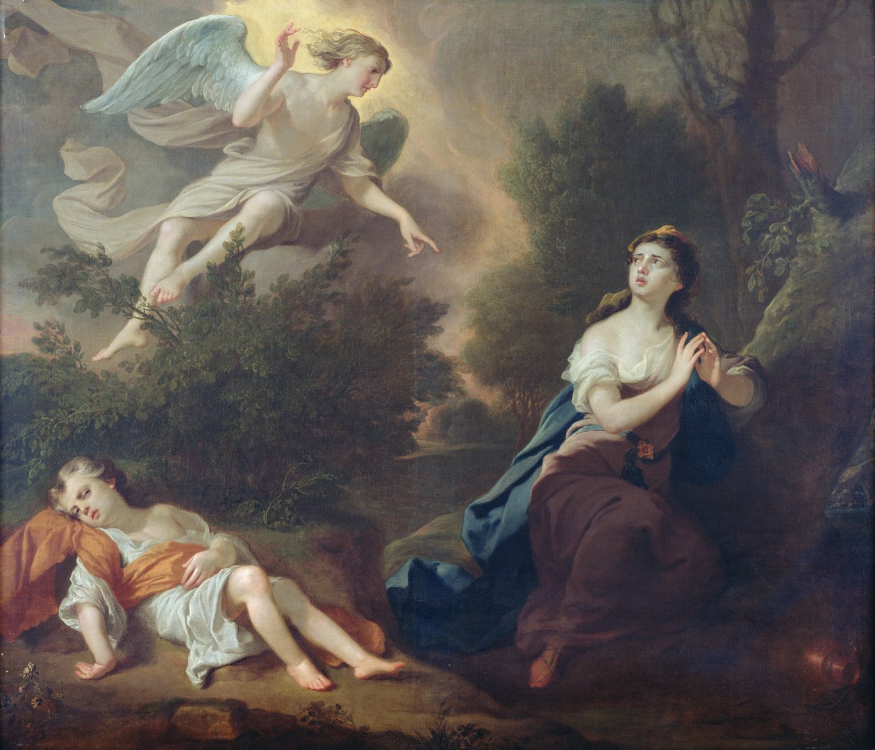 Agar et Ismaël, 1746 - Joseph Highmore