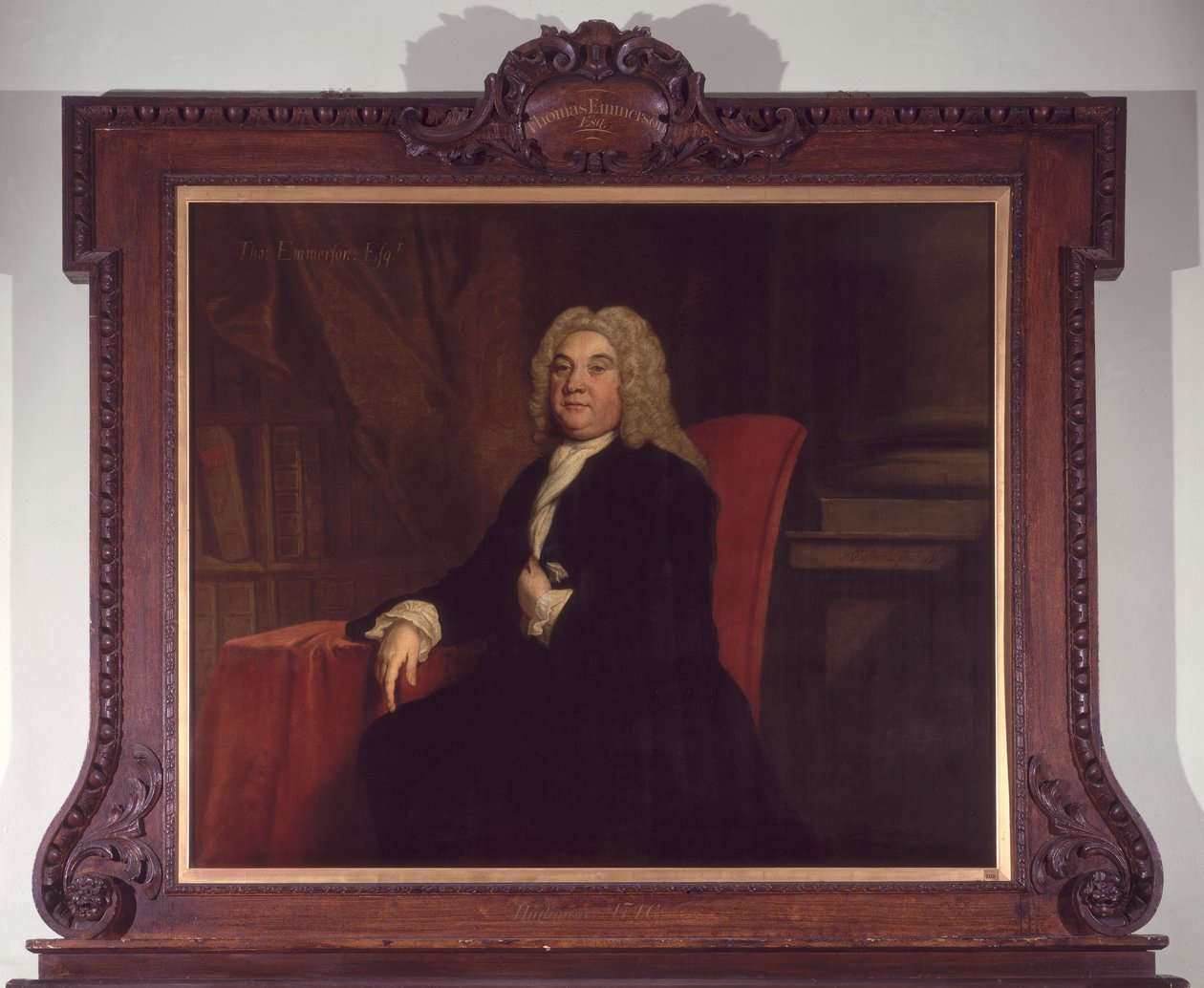 Portrait de Thomas Emerson (d.1745), gouverneur de l