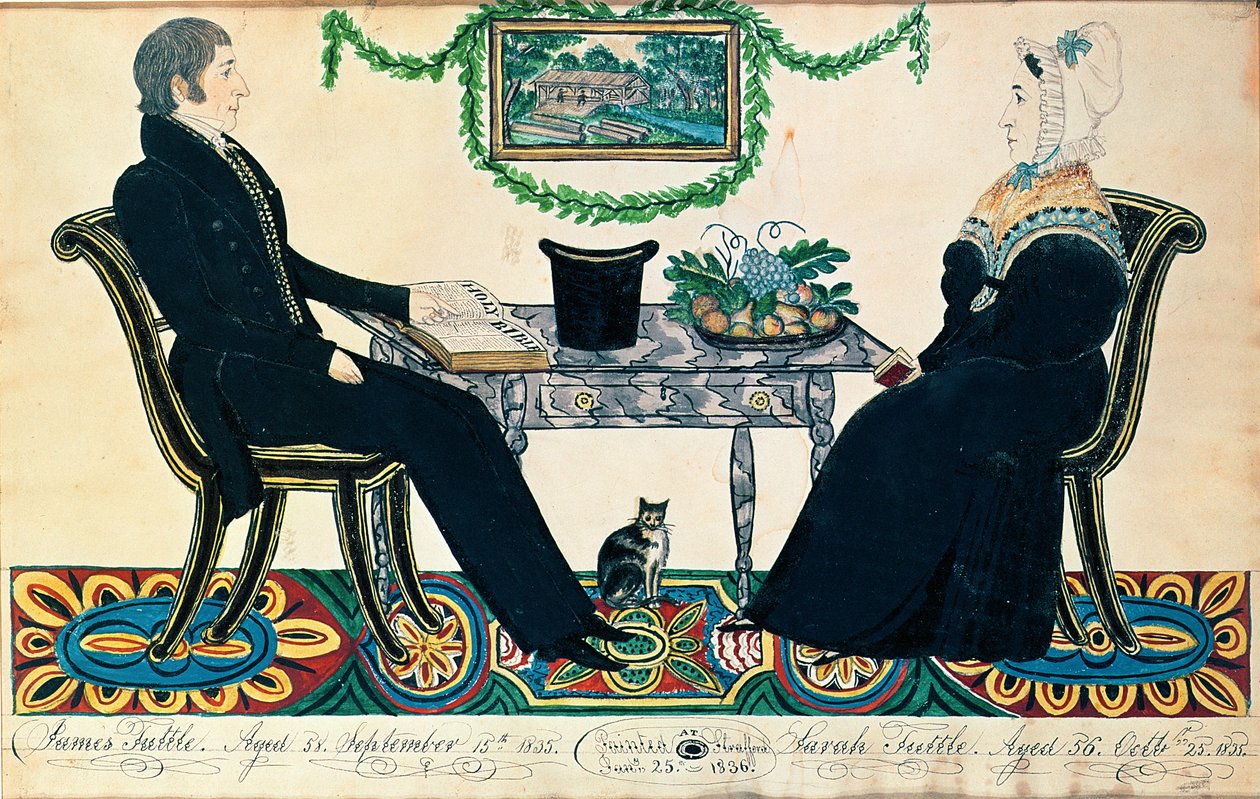 James et Sarah Tuttle, 1836 - Joseph Hilliard Davis