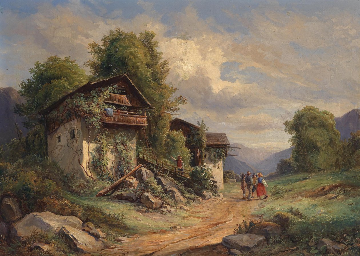 Joseph Höger Idylle rurale 1852 - Joseph Hoger