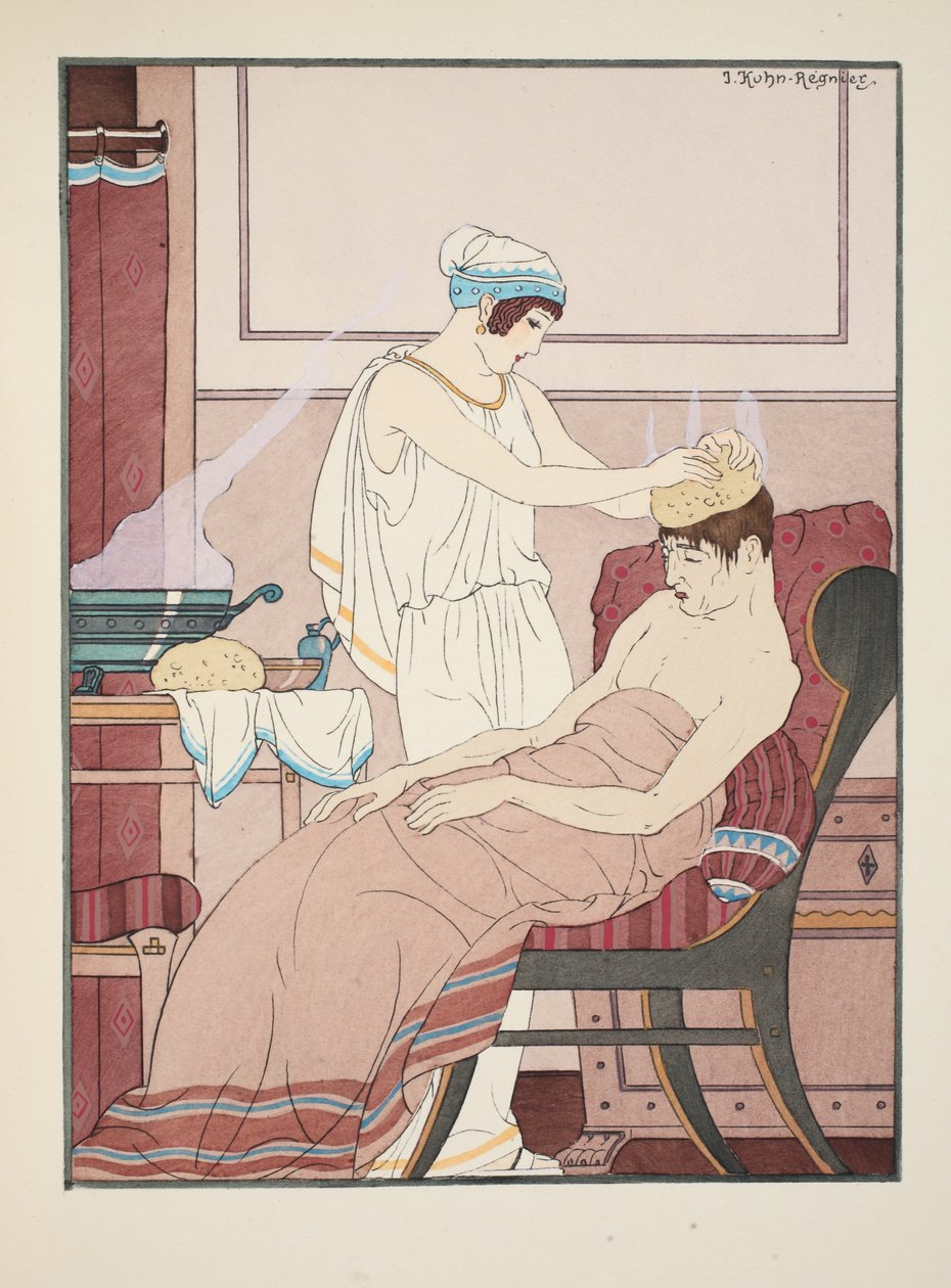 Une éponge trempée dans de l