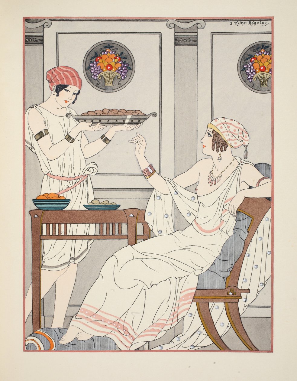 La consommation immodérée de gâteaux de sésame et de douceurs au miel, illustration de 