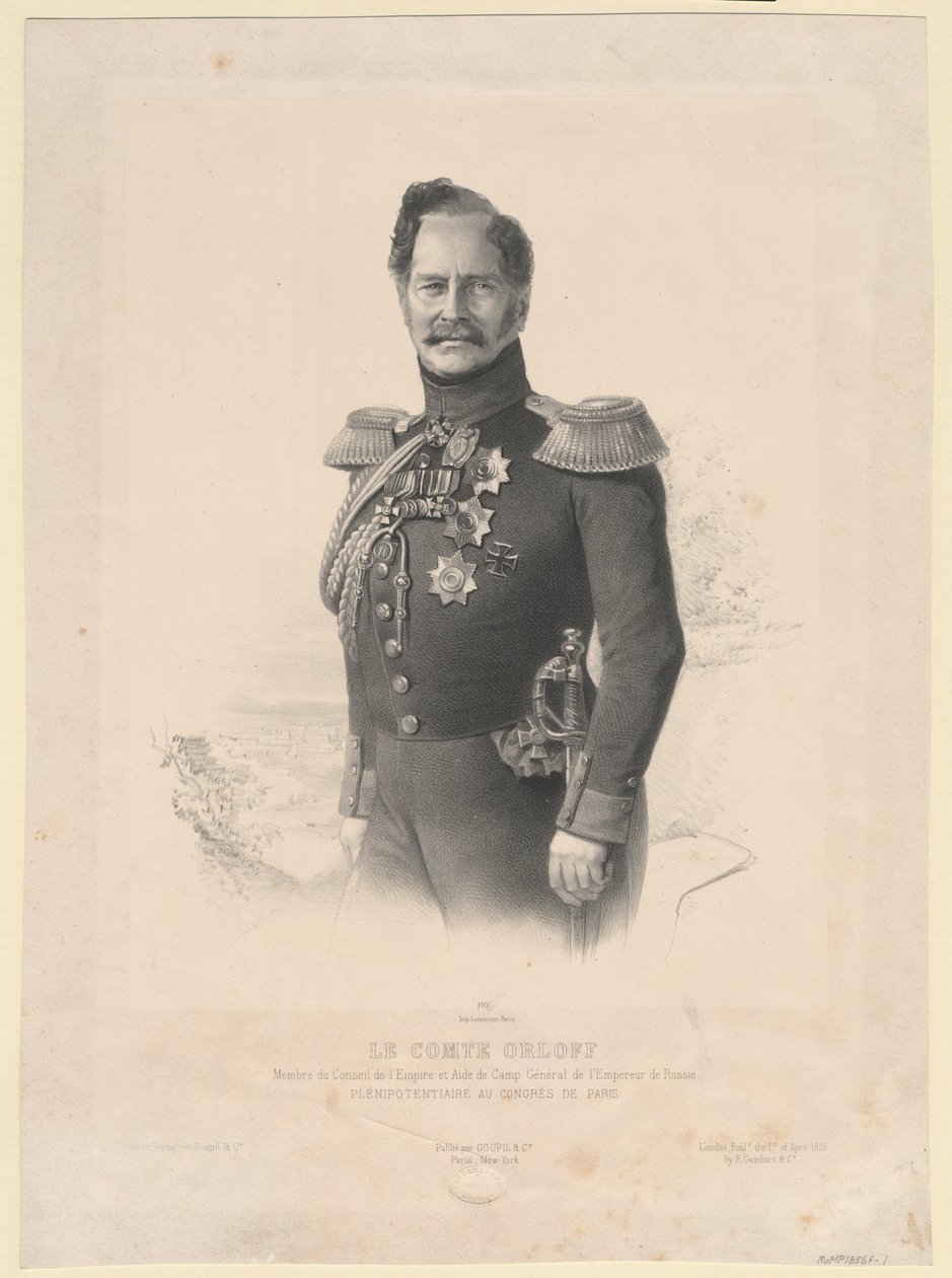 Portrait du comte Alexey Fyodorovich Orlov 1787-1862 - Joseph Lemercier