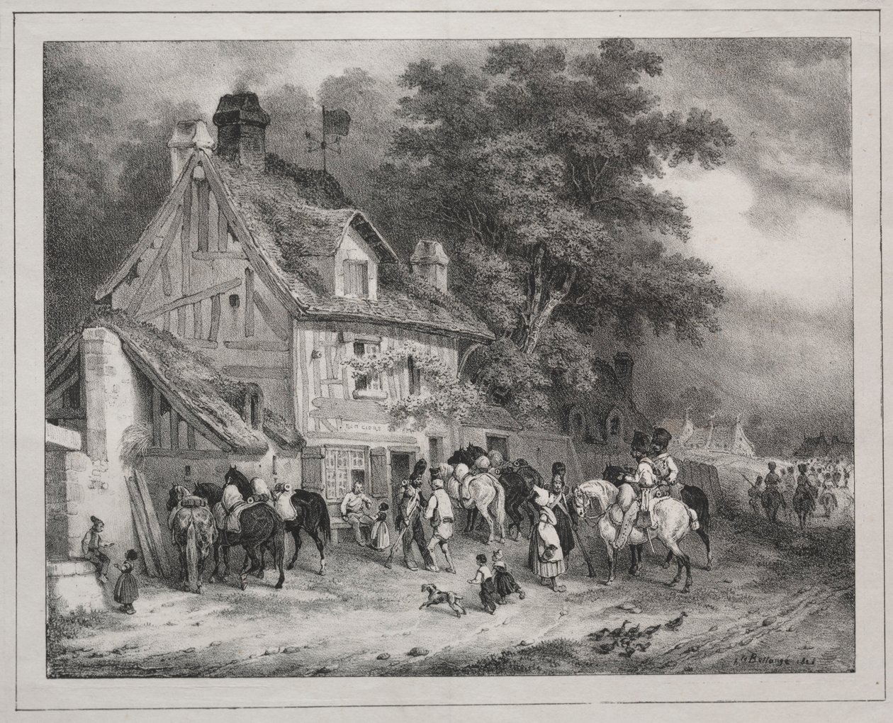 Album de 1829 : Souvenir de Normandie, 1828 - Joseph Louis Hippolyte Bellange