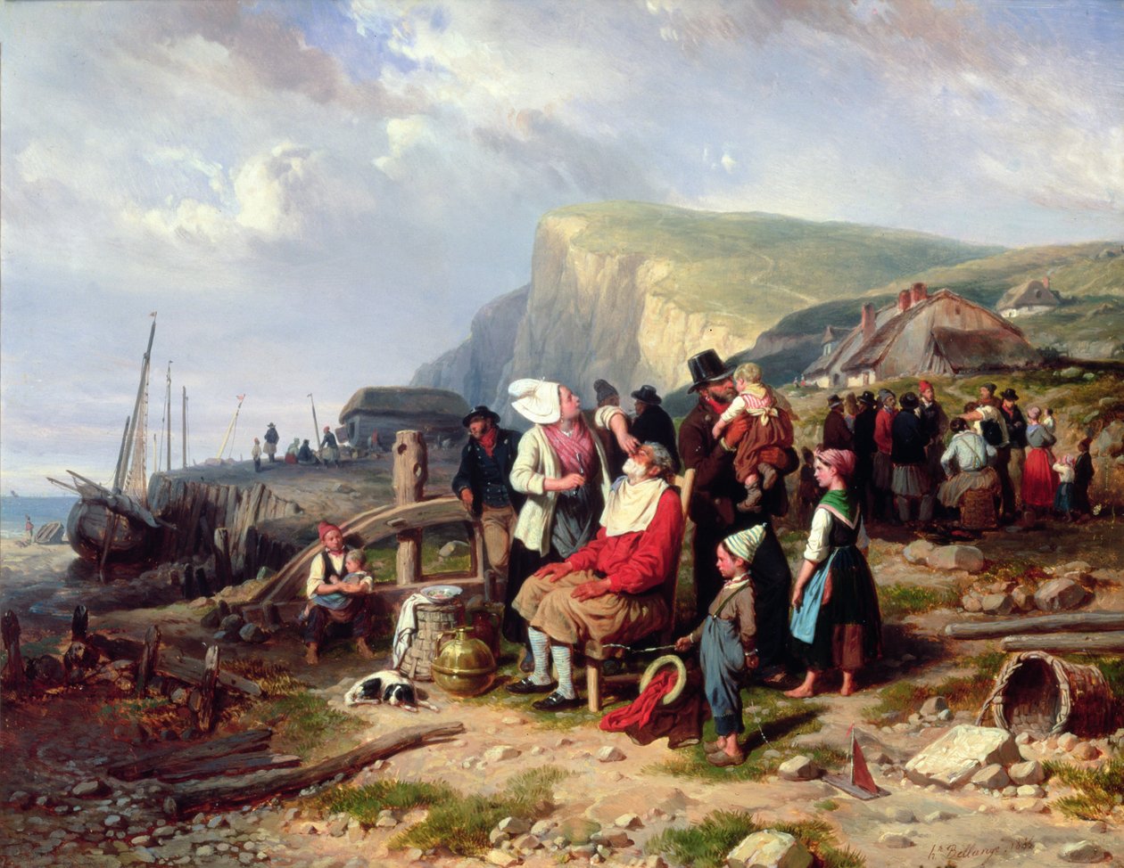 Retour à la maison, 1846 - Joseph Louis Hippolyte Bellange