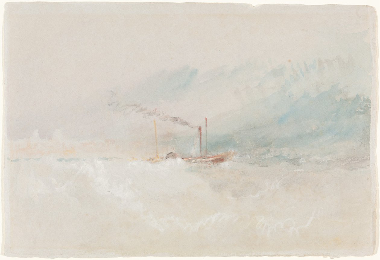 Un bateau de transport de colis au large de Douvres - Joseph Mallord William Turner