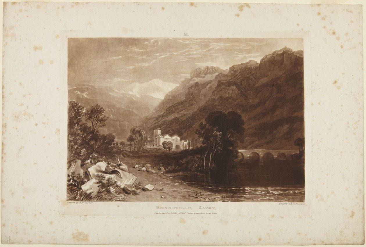Bonneville, Savoie - Joseph Mallord William Turner