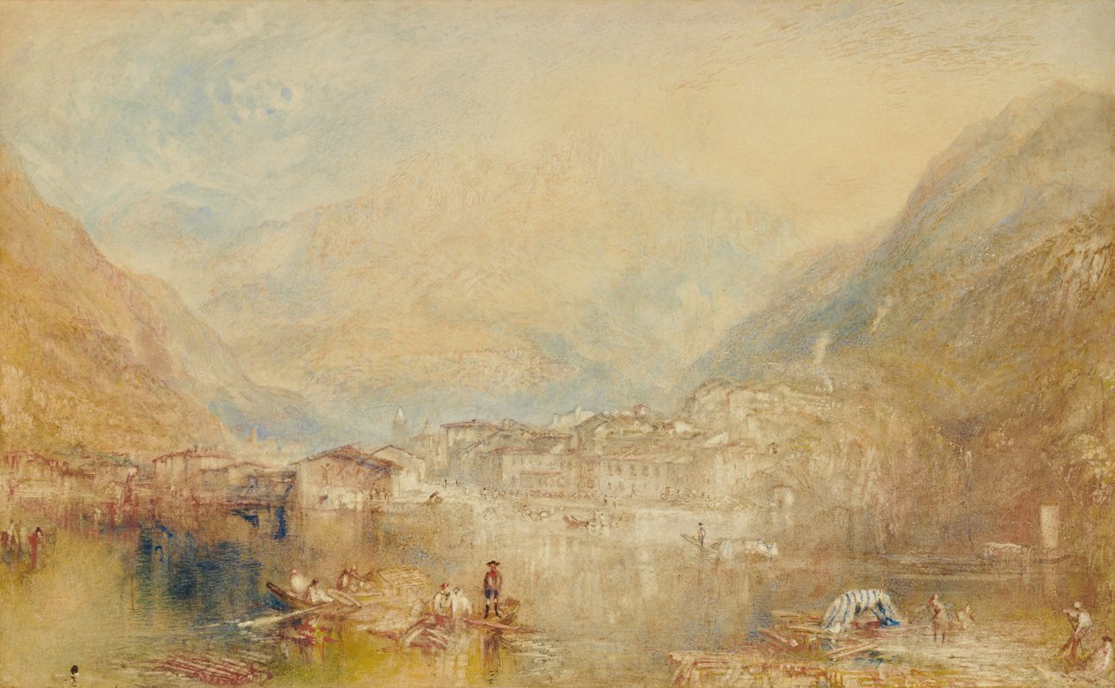Brunnen depuis le lac des Quatre-Cantons - Joseph Mallord William Turner