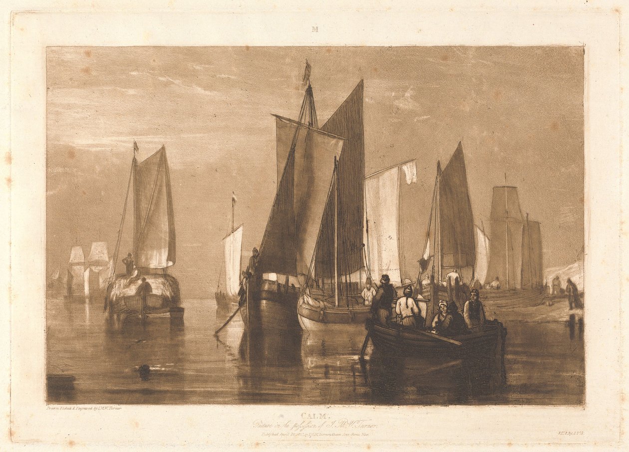 Calme - Joseph Mallord William Turner