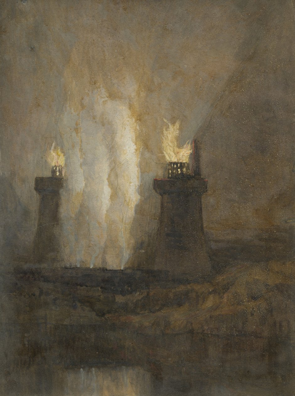 Fonderies de fer de Carron, vers 1800 - Joseph Mallord William Turner