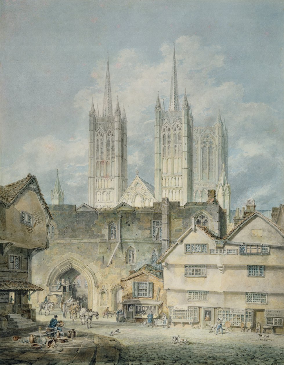 Église cathédrale à Lincoln, 1795 - Joseph Mallord William Turner