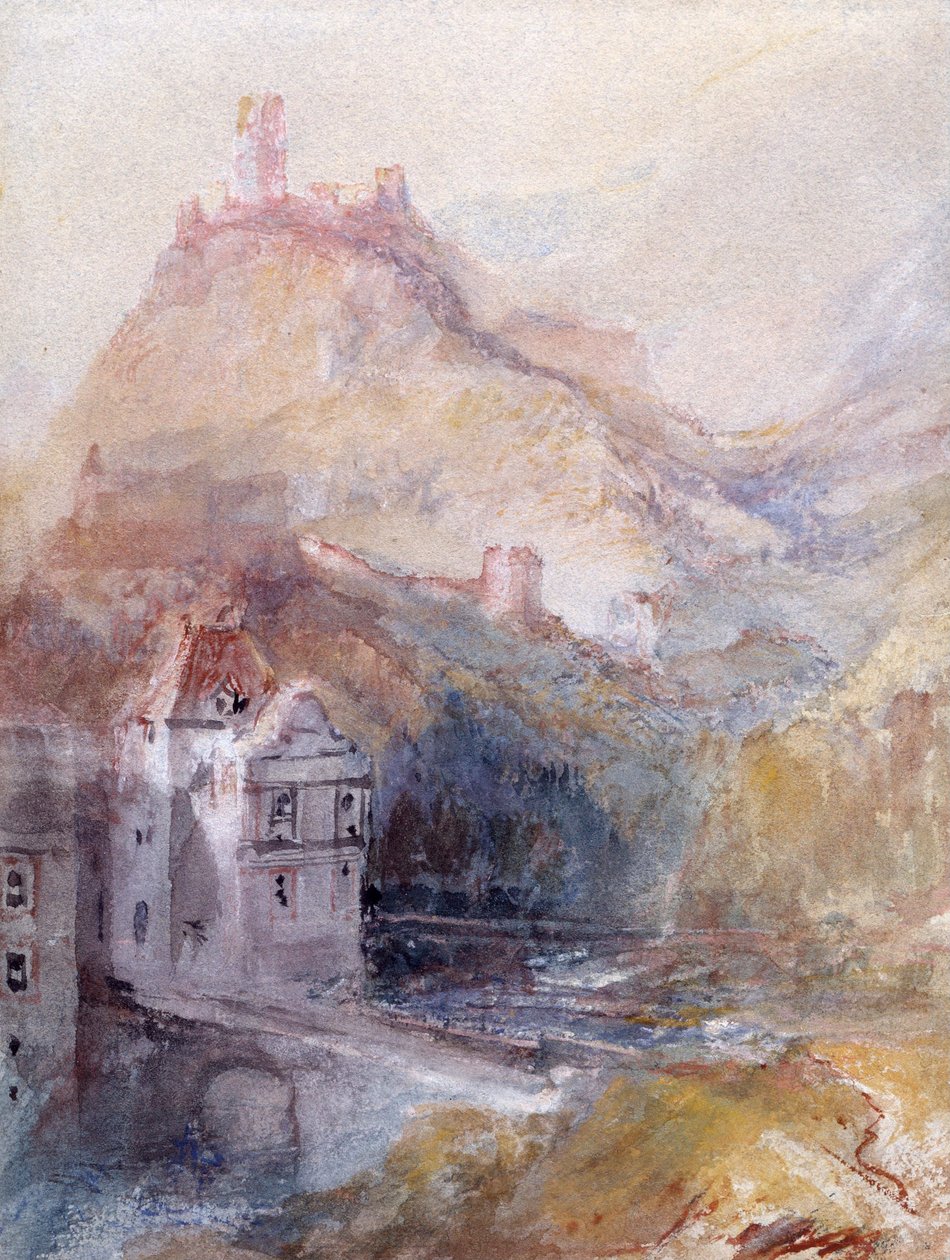 Cochem, sur la Moselle - Joseph Mallord William Turner