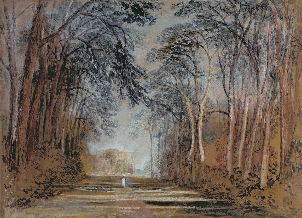 Avenue Farnley, Farnley Hall, Yorkshire - Joseph Mallord William Turner