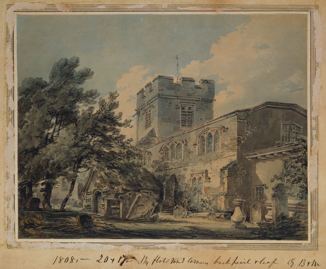 Église de Finchley, 1801 - Joseph Mallord William Turner