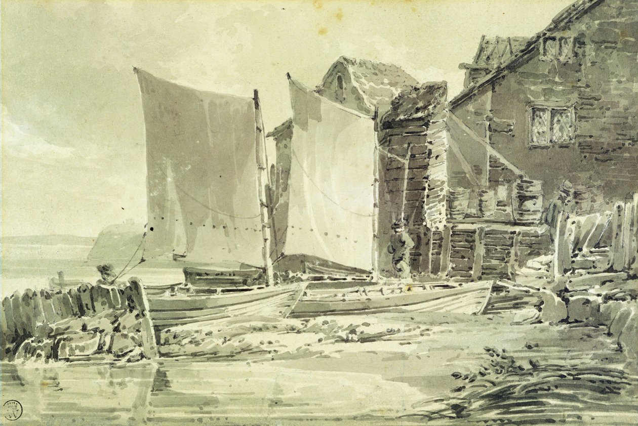 Cottage de pêcheur, Douvres - Joseph Mallord William Turner
