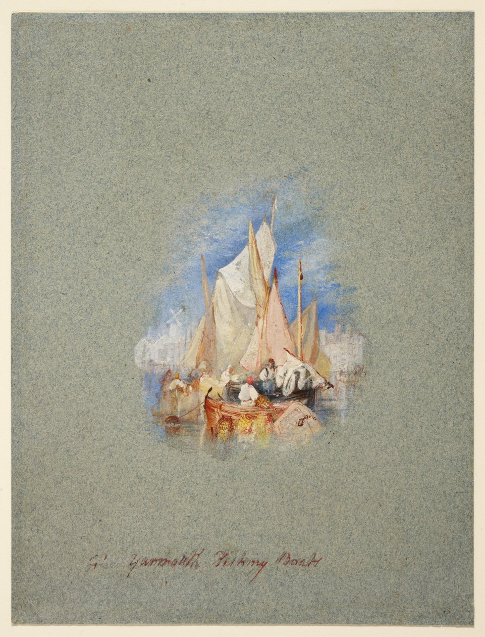 Bateaux de pêche de Great Yarmouth - Joseph Mallord William Turner
