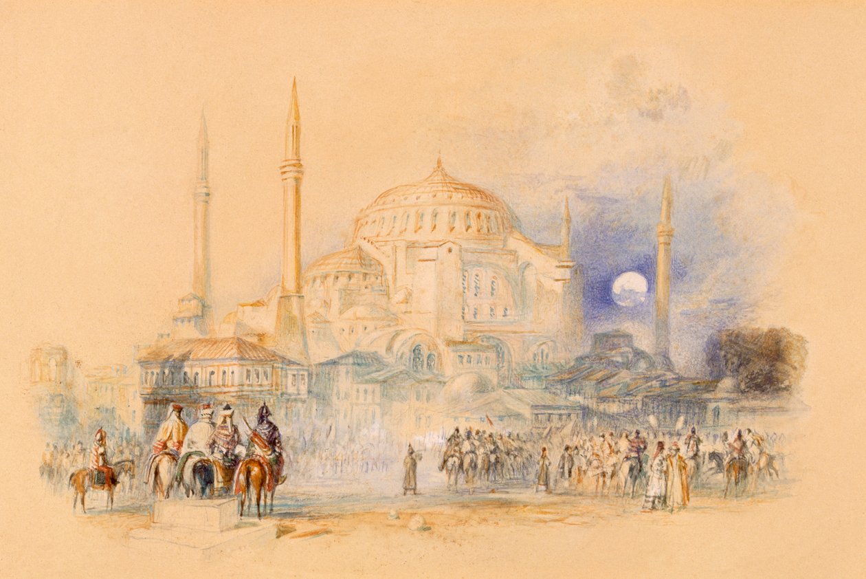 Hagia Sofia - Joseph Mallord William Turner