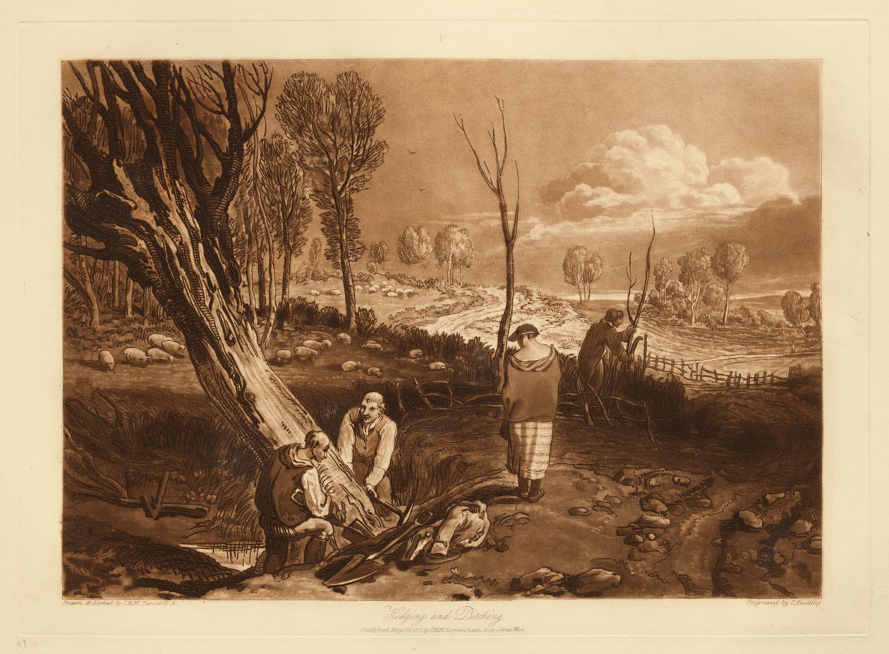Haies et fossés - Joseph Mallord William Turner