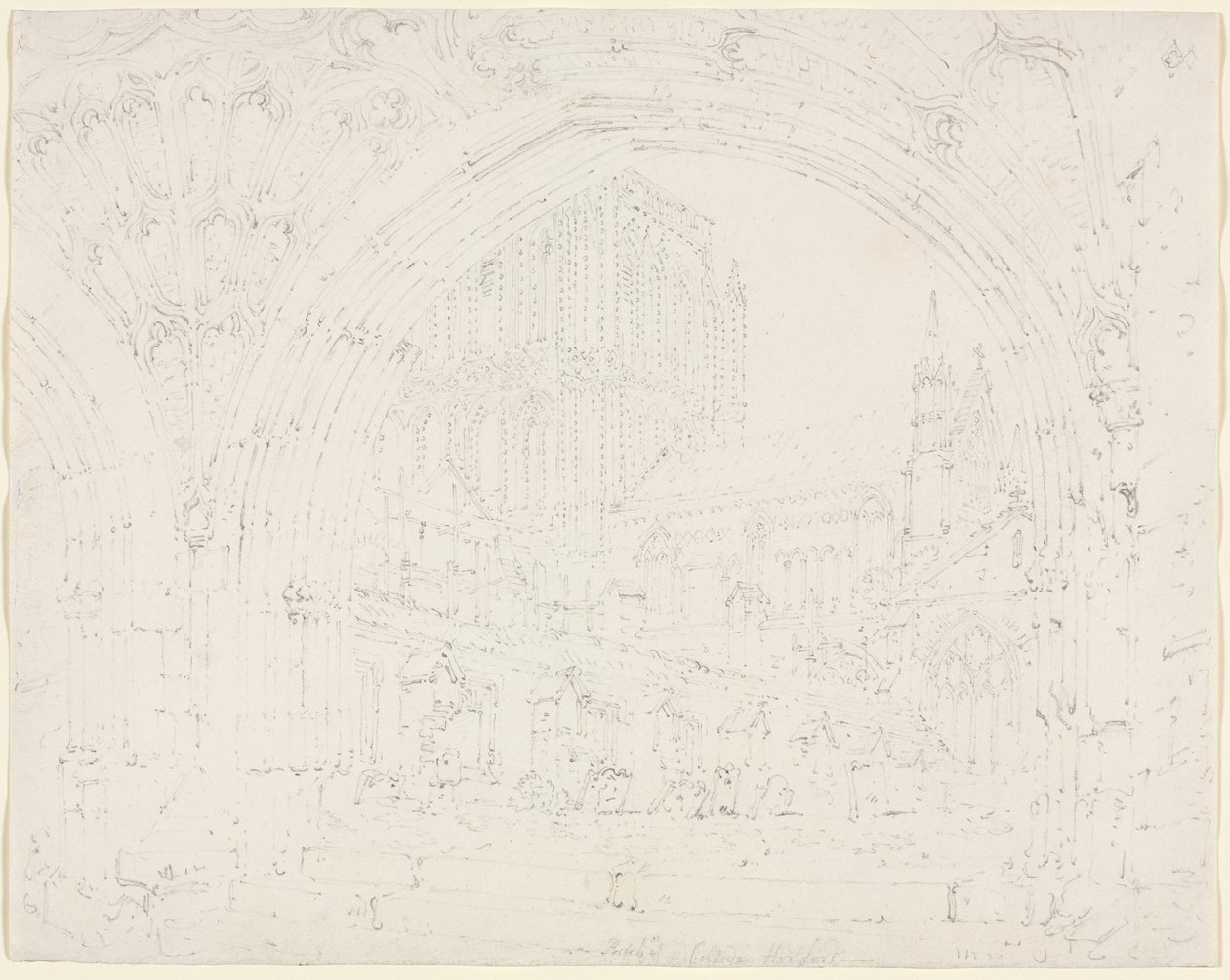 Cathédrale de Hereford - Joseph Mallord William Turner