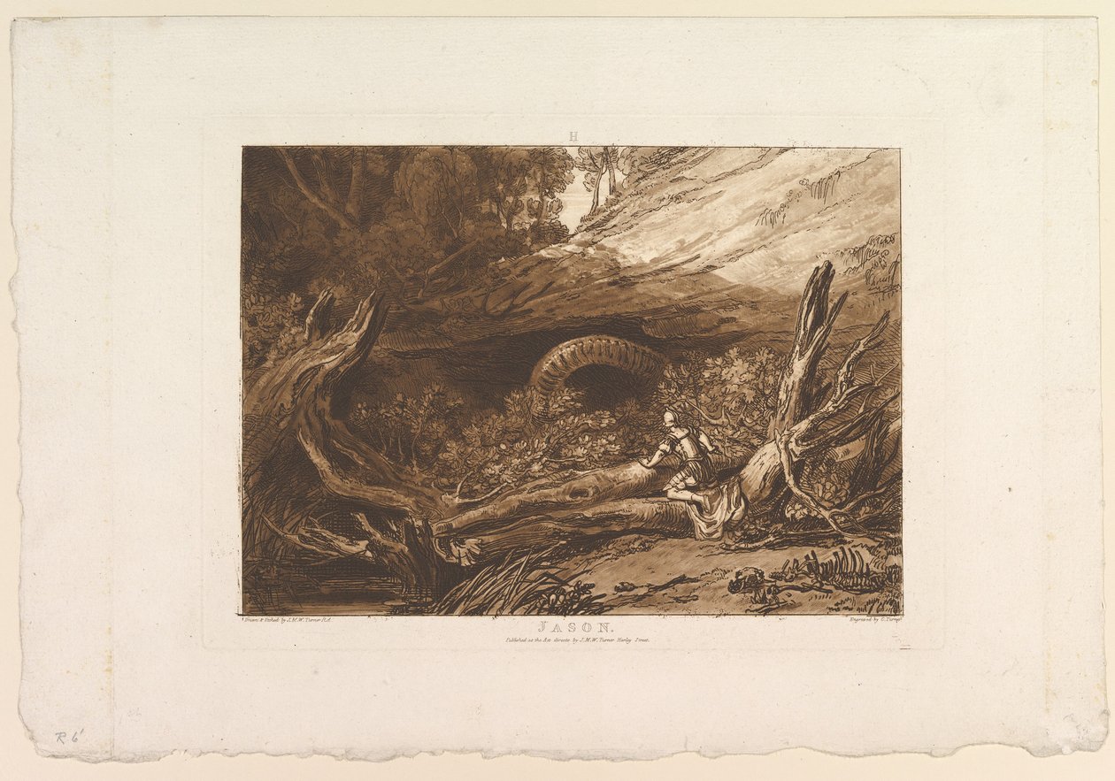 Jason Liber Studiorum, partie I, planche 6, 11 juin 1807 - Joseph Mallord William Turner