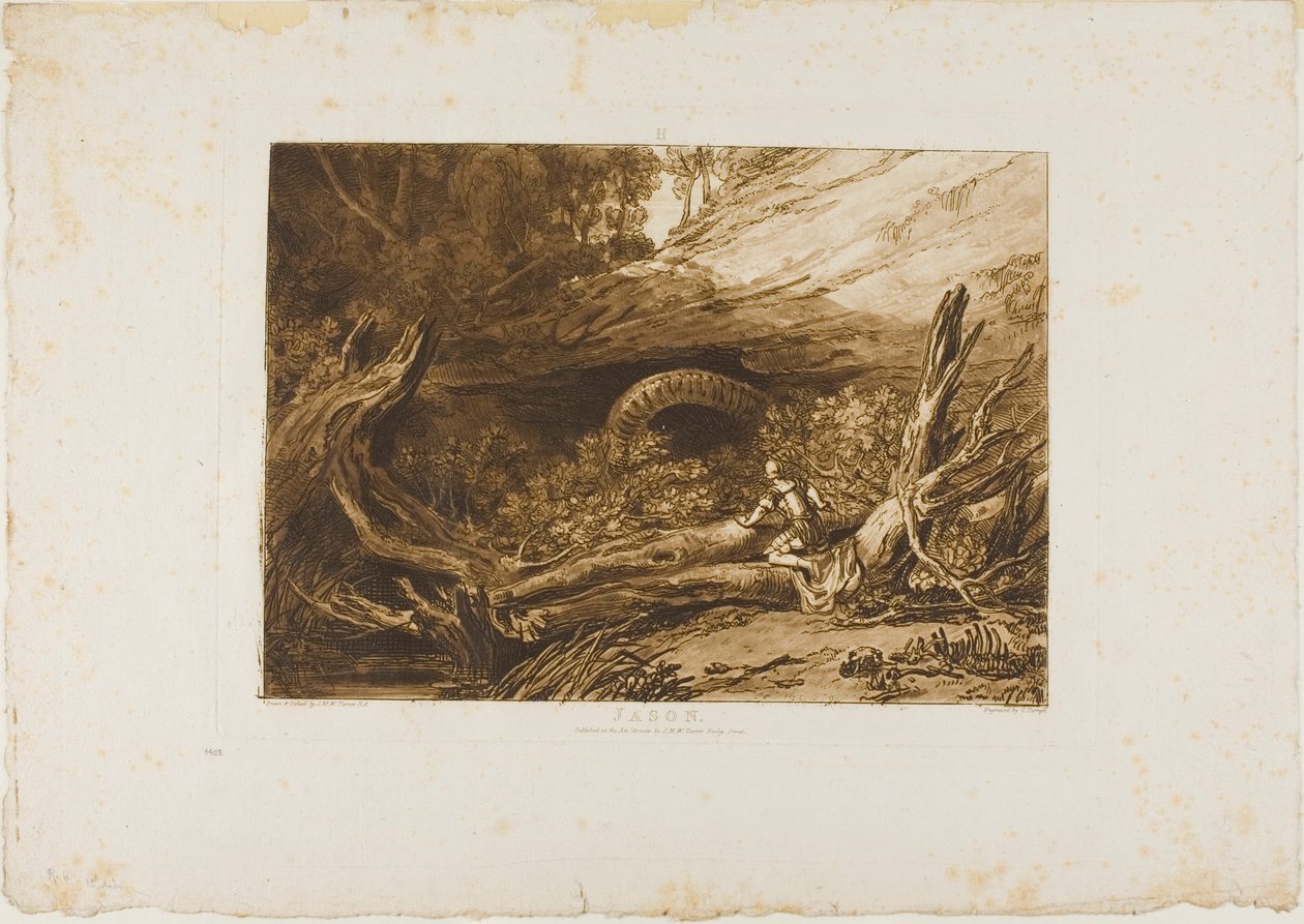 Jason, planche 6 de Liber Studiorum - Joseph Mallord William Turner