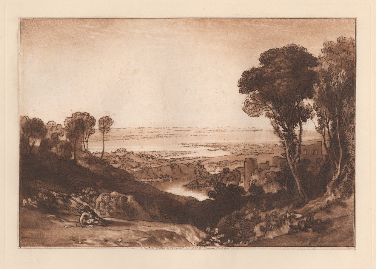 Confluence de la Severn et de la Wye - Joseph Mallord William Turner