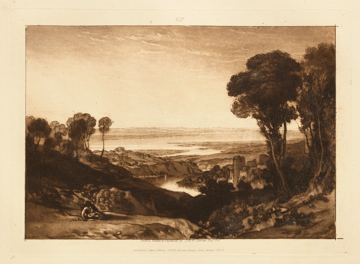 Confluent de la Severn et de la Wye - Joseph Mallord William Turner