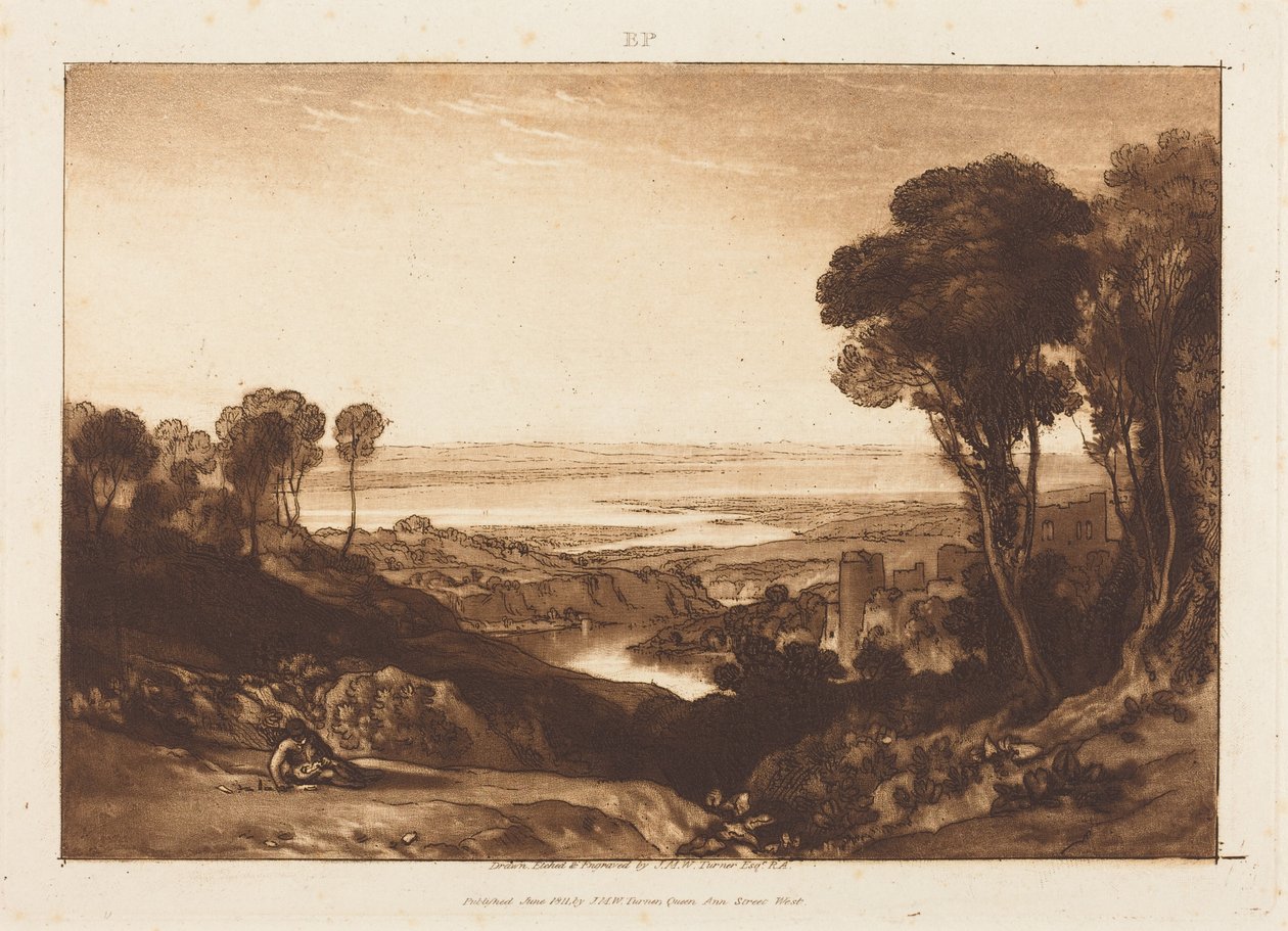 Confluent de la Severn et de la Wye - Joseph Mallord William Turner