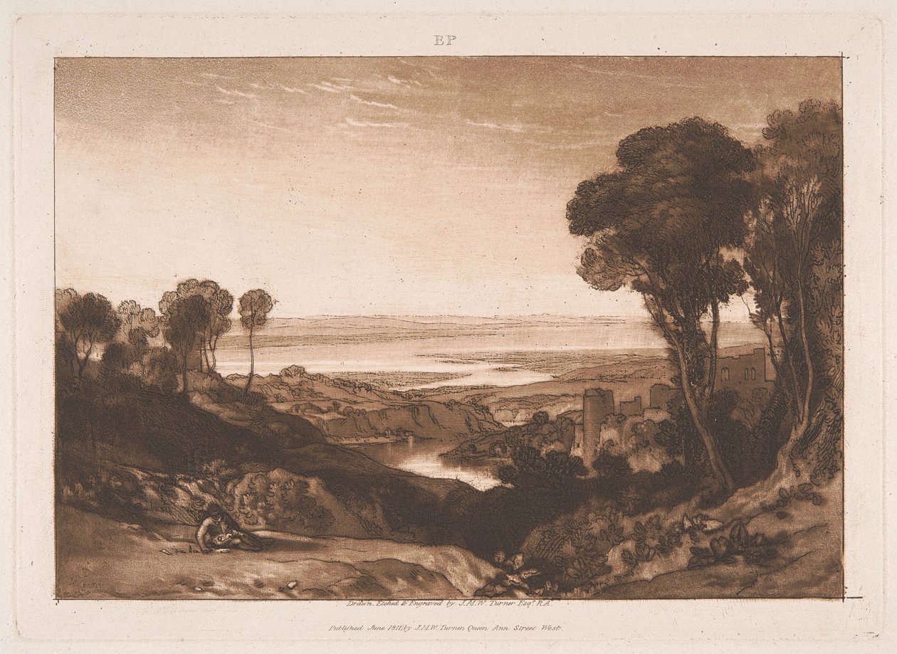 Confluent de la Severn et de la Wye - Joseph Mallord William Turner