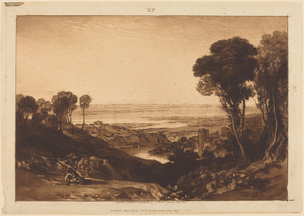 Confluence de la Severn et de la Wye - Joseph Mallord William Turner