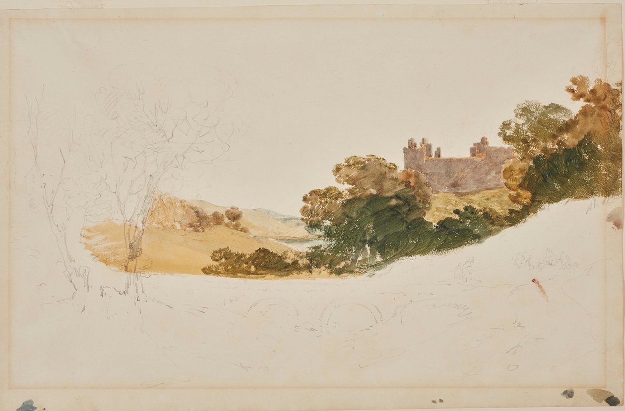 Le château de Linlithgow, en Écosse - Joseph Mallord William Turner