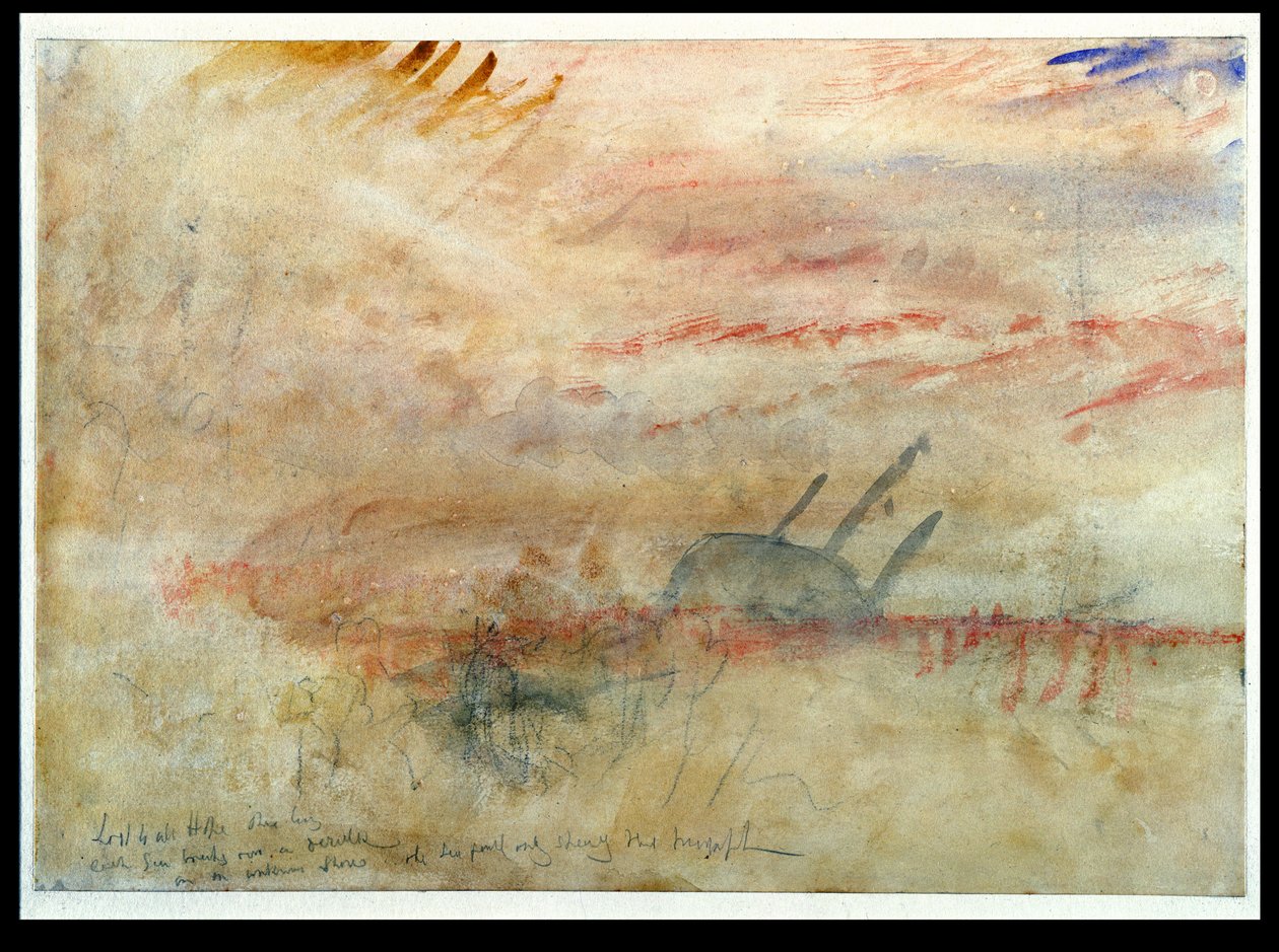 Perdu à tout espoir Le Brig, vers 1845-50 - Joseph Mallord William Turner