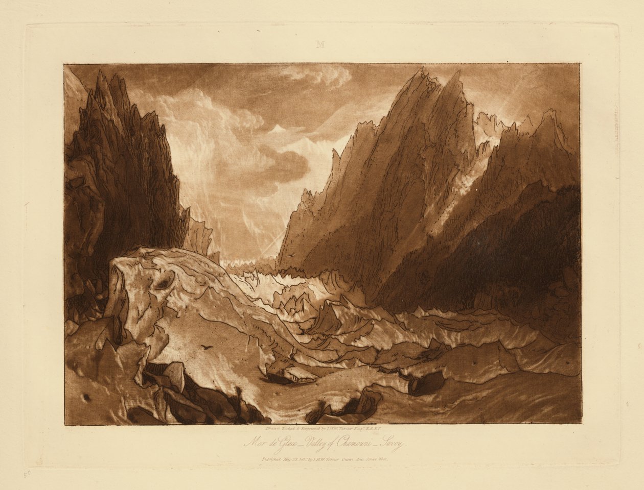 Mer de Glace - Joseph Mallord William Turner