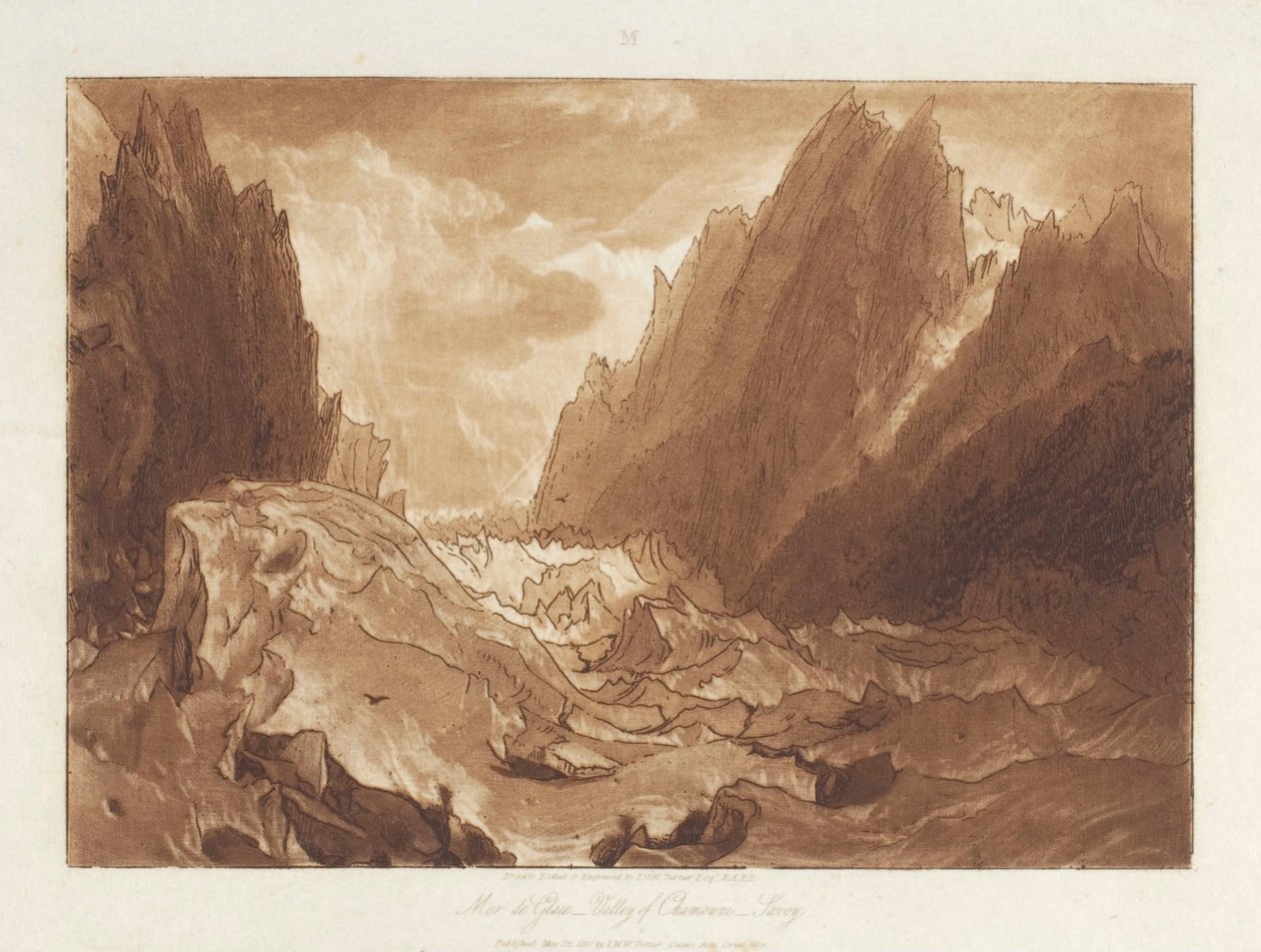 Mer de Glace - Joseph Mallord William Turner