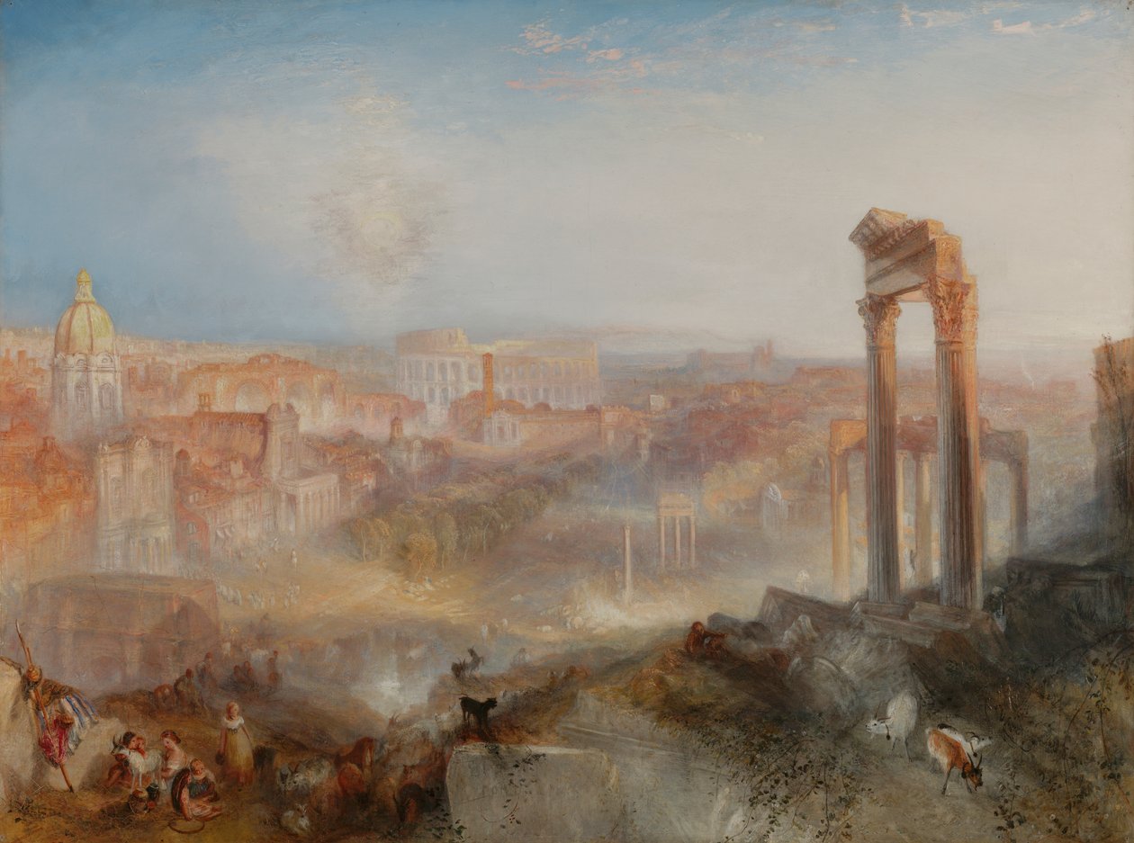 Rome moderne, Campo Vaccino - Joseph Mallord William Turner