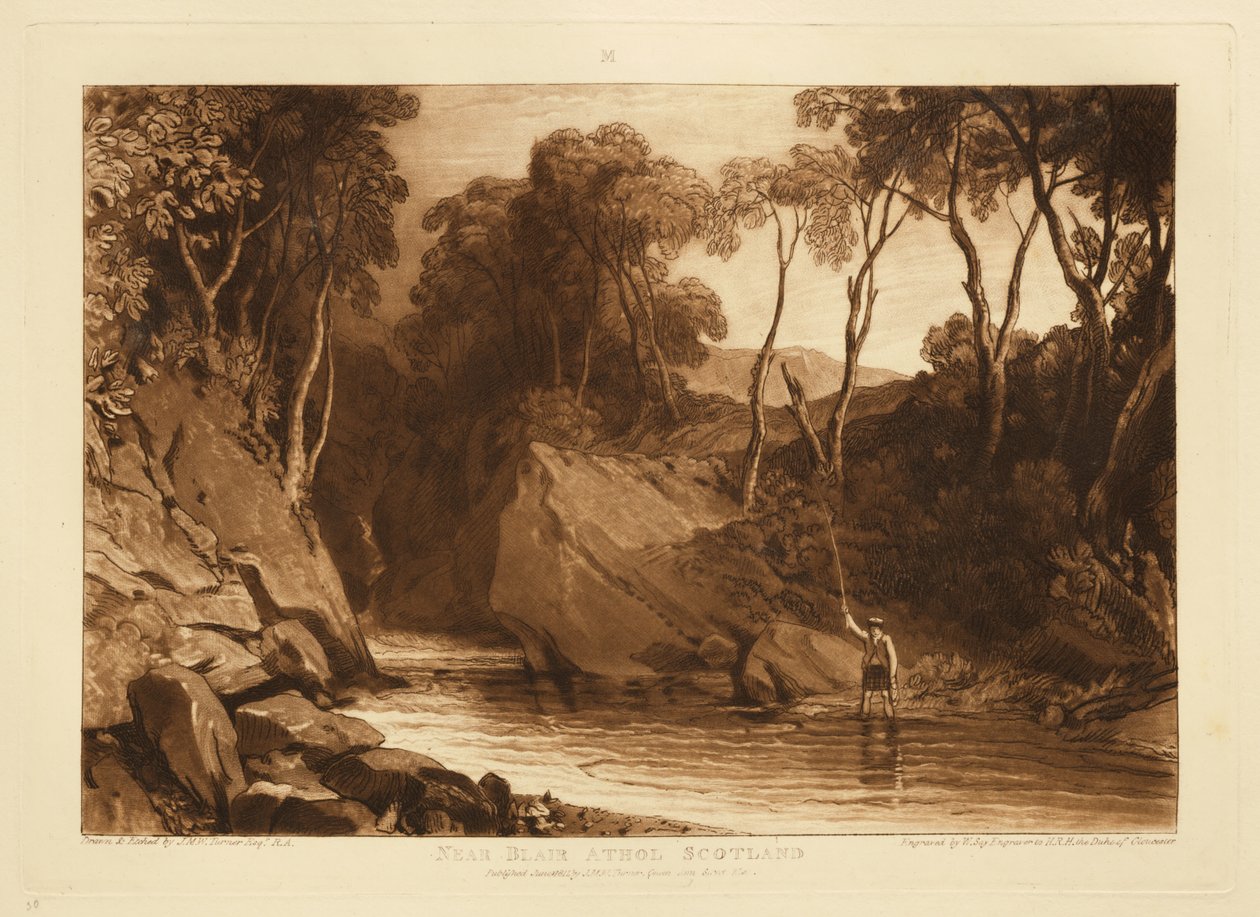 Près de Blair Athol - Joseph Mallord William Turner