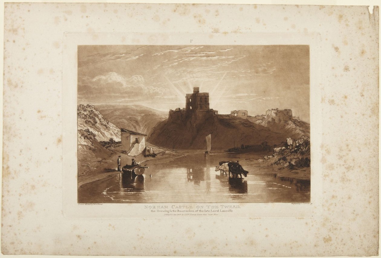 Le château de Norham, sur la Tweed - Joseph Mallord William Turner