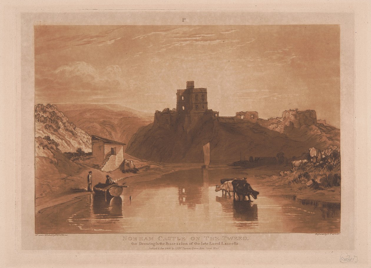 Le château de Norham sur la Tweed - Joseph Mallord William Turner