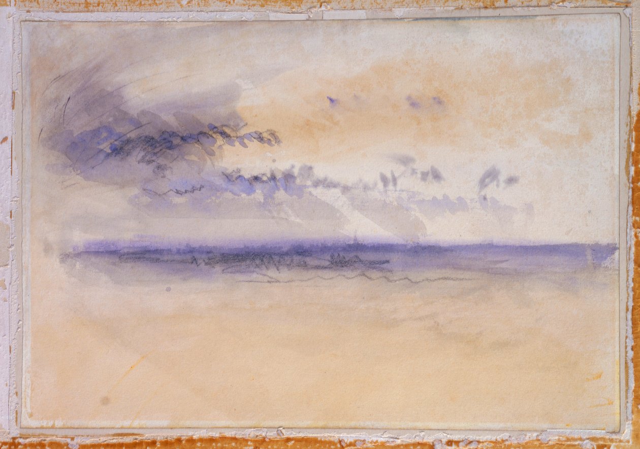 Au large : paysage marin et nuages - Joseph Mallord William Turner