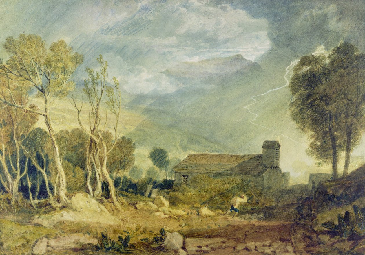 Vieille église de Patterdale, vers 1810-15 - Joseph Mallord William Turner