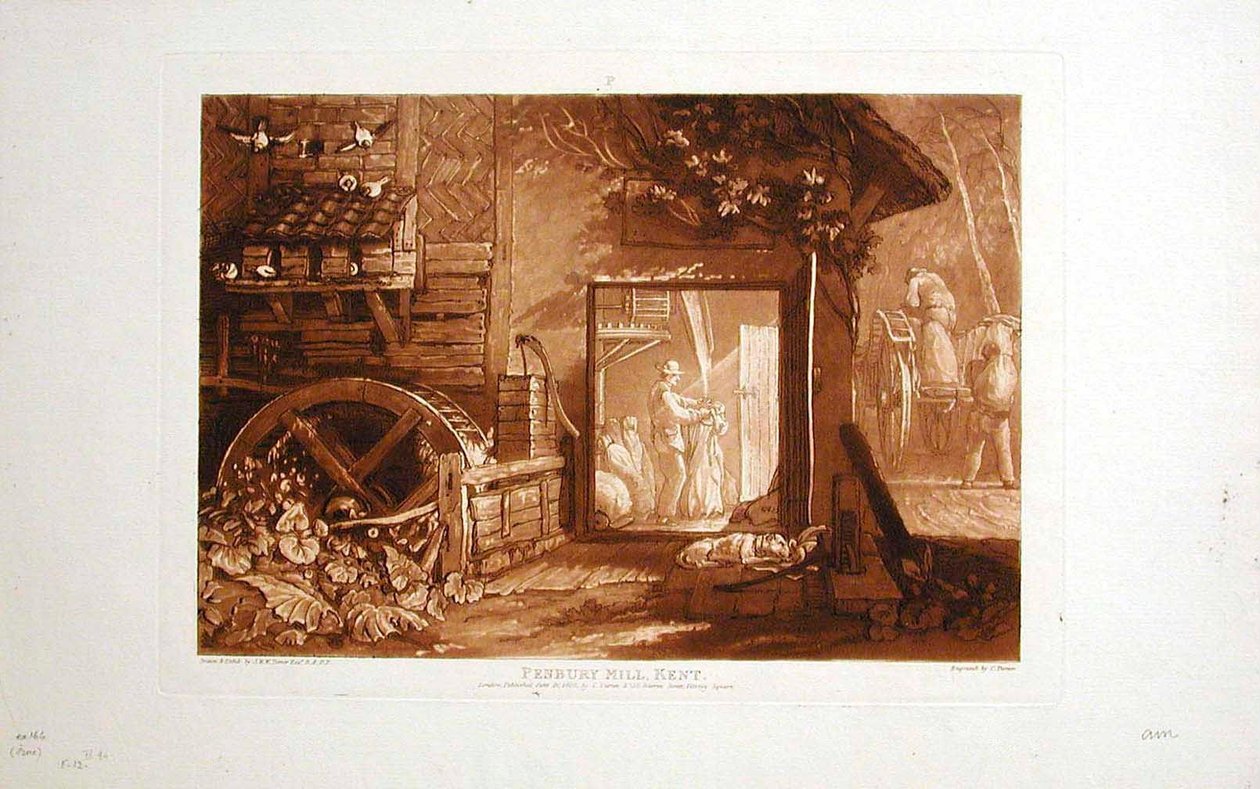 Moulin de Pembury, Kent - Joseph Mallord William Turner