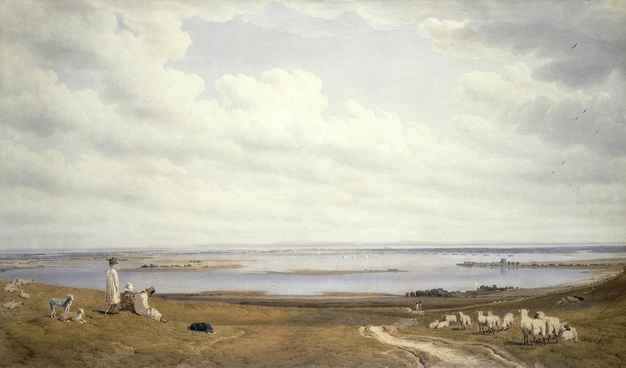 Port de Portsmouth depuis Portsdown Hill - Joseph Mallord William Turner