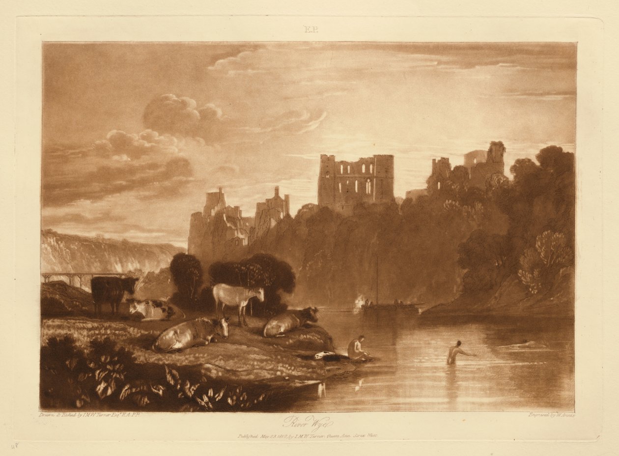 La rivière Wye - Joseph Mallord William Turner