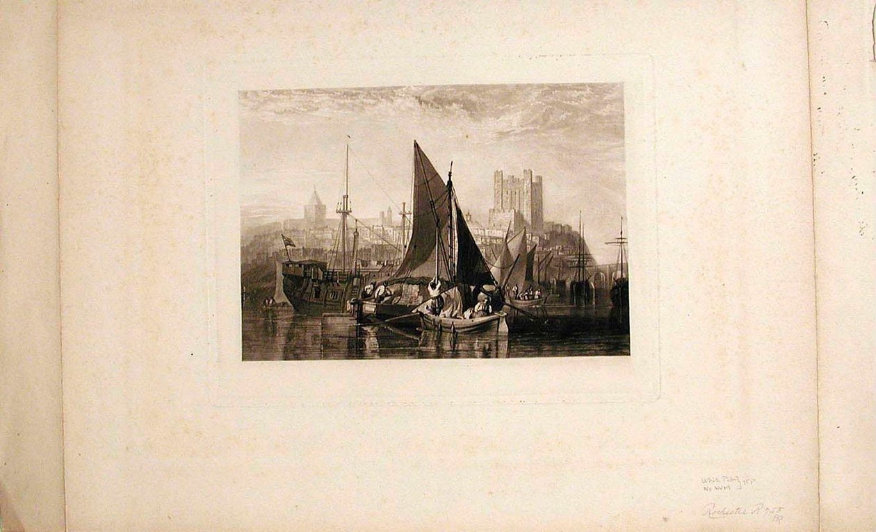 Rochester sur la rivière Medway - Joseph Mallord William Turner