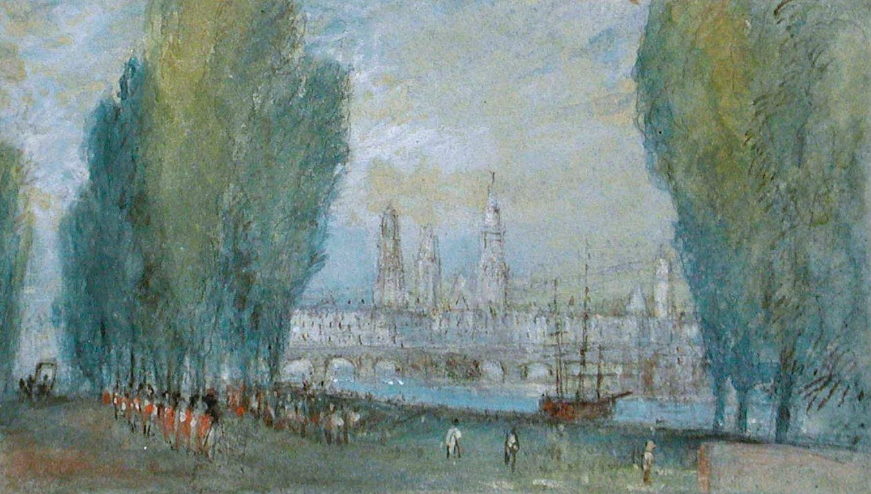 Rouen depuis Saint-Sever - Joseph Mallord William Turner