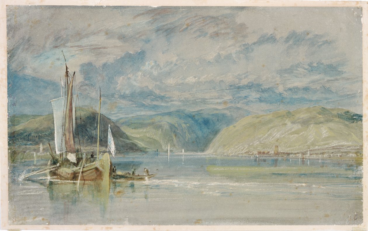 Rudesheim - Joseph Mallord William Turner
