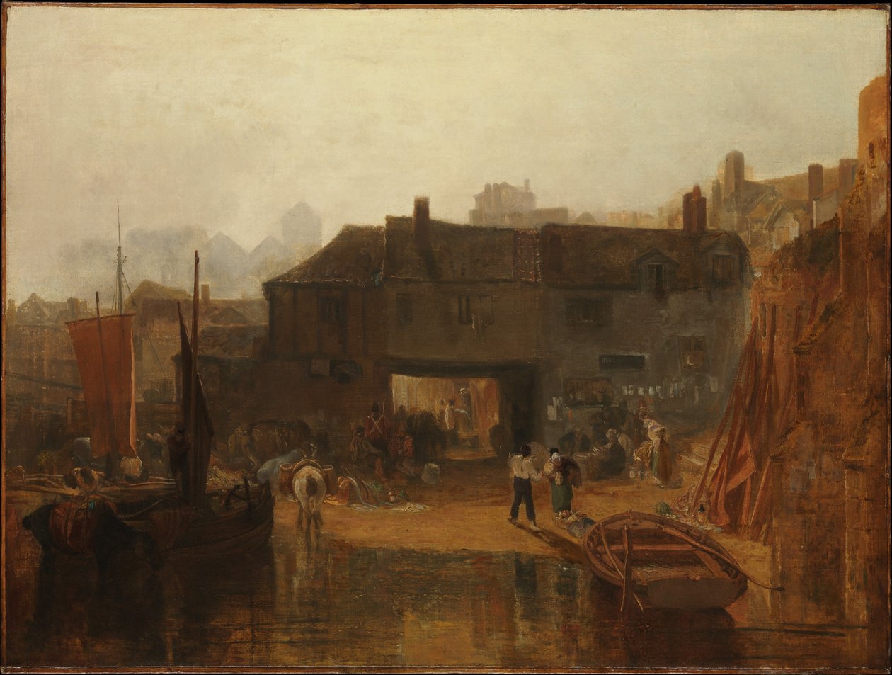 Saltash et son bac, Cornouailles - Joseph Mallord William Turner